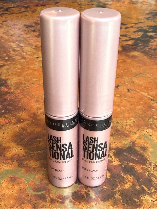 Maybelline Other - (2) Maybelline Lash Sensational Full Fan Effect Very Black Mascara- .15oz Travel